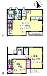 プライムコート矢畑の物件間取画像